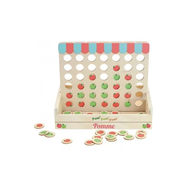 Pom pom pom pomme Ingela P. Arrhenius - jeu de société Vilac - LaPouleAPois.fr