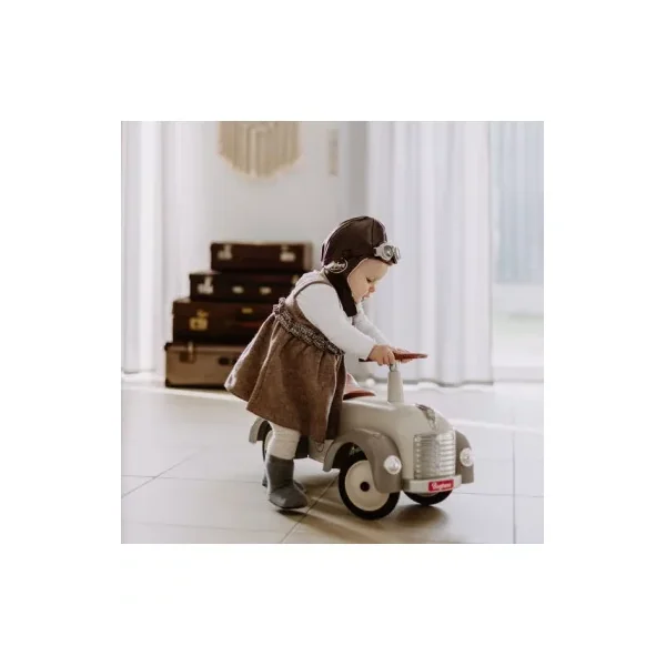 Porteur Métal Speedster Silk Grey Baghera | Voiture dès 1 an