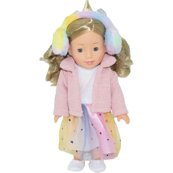 POUPEE LICORNE AVEC CACHE OREILLE POUR ENFANT. COLLECTIONNE LES 3 !