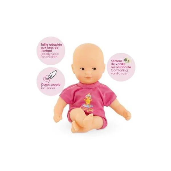 Poupon Mini Bain Rose Corolle | Le petit baigneur dès 18 mois