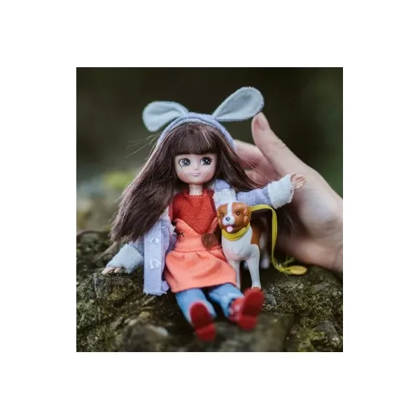 Poupée Lottie avec Chien | Promenade dans le Parc dès 3 ans