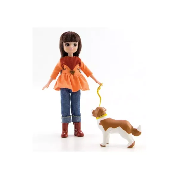 Poupée Lottie avec Chien | Promenade dans le Parc dès 3 ans