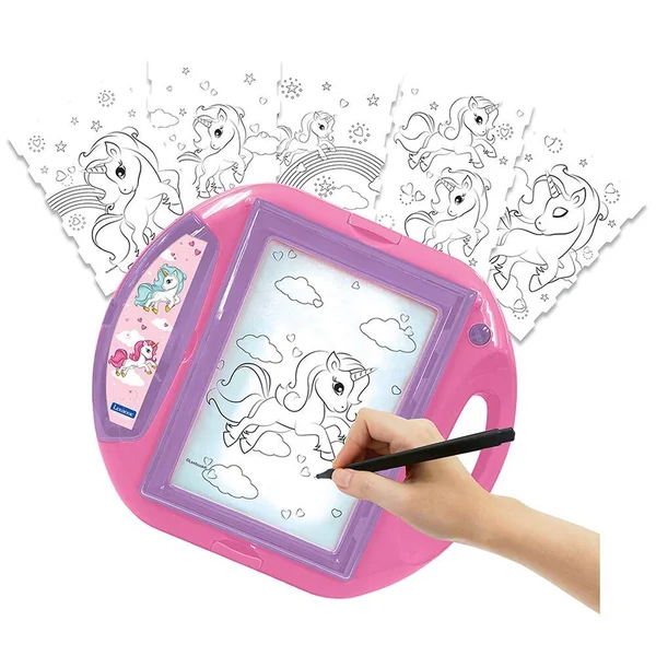 PROJECTEUR A DESSIN LICORNE AVEC MODELES ET TAMPONS