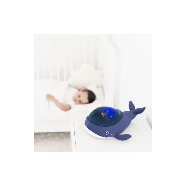 Projecteur Aqua Dream Baleine Pabobo - Peluche Lumineuse et Sons