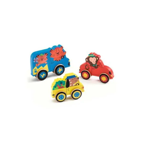 Puzz & Roll Color - Djeco - Jouet en bois