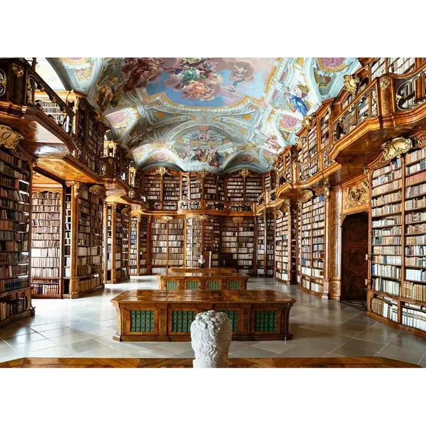 Puzzle 1000 pcs La bibliothèque de l'abbaye de Saint-Florian - Ravensburger