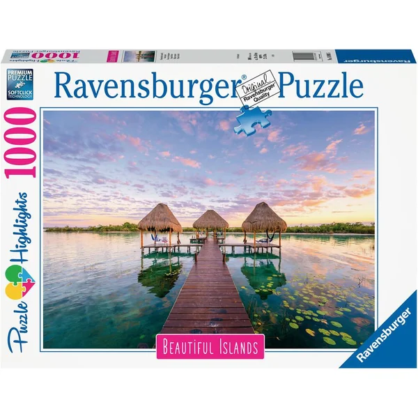 PUZZLE - 1000 PIECES - VUE SUR LES TROPIQUES - PUZZLE HIGHLIGHTS ILES DE REVE