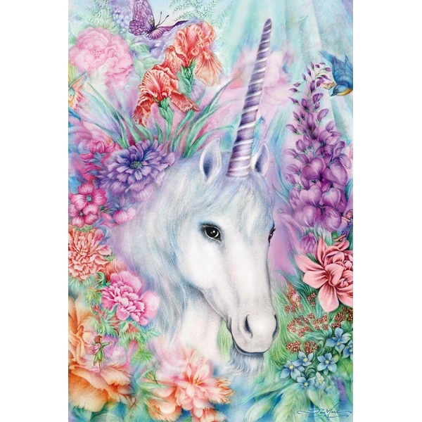 PUZZLE 100 PIECES - DOUCE BEAUTE DE LA LICORNE