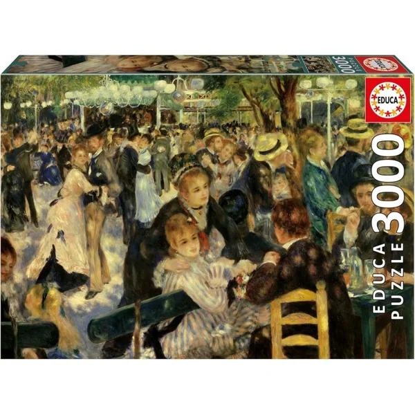 Puzzle 3000 pcs Danse au moulin de la galette, Pierre-Auguste Renoir - Educa