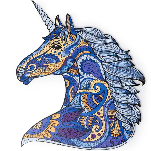 Puzzle en bois Licorne 185 pcs - Recent Toys