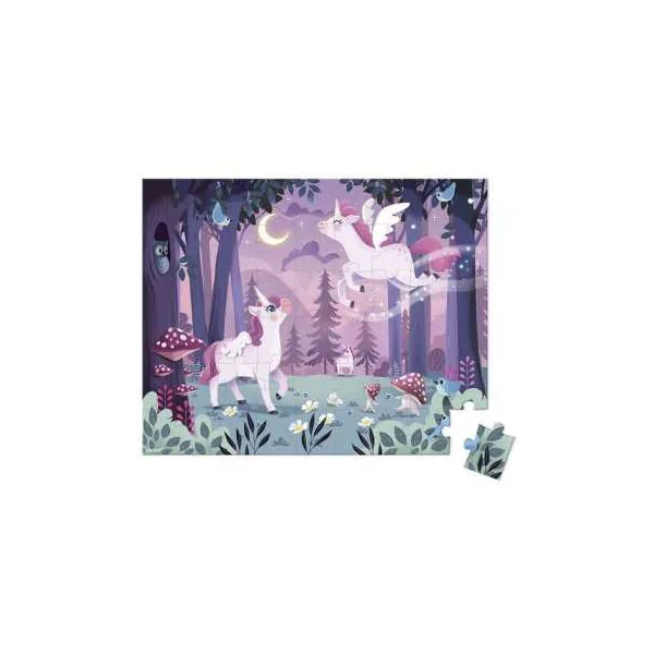 Puzzle Licornes 54 pièces - Janod - Made in France