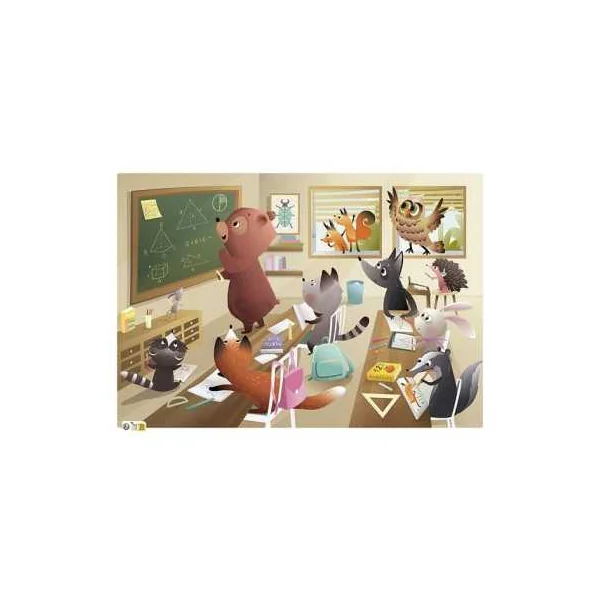 Puzzles Vive l'École 24 pièces - Sentosphère - Puzzle enfant dès 3 ans