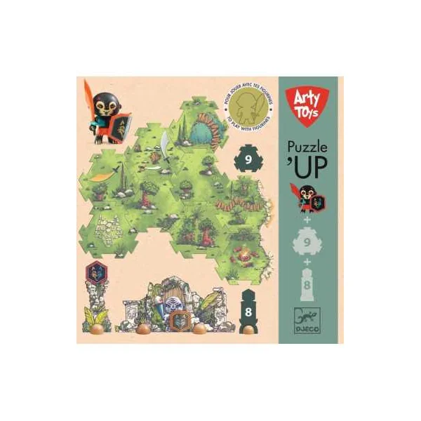 Puzzl'Up Voras Furious 18 pièces - Djeco - Décor de jeu enfant