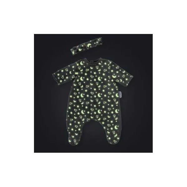 Pyjama Brille dans la nuit et bandeau pour poupée - Corolle - Poupon 30 cm