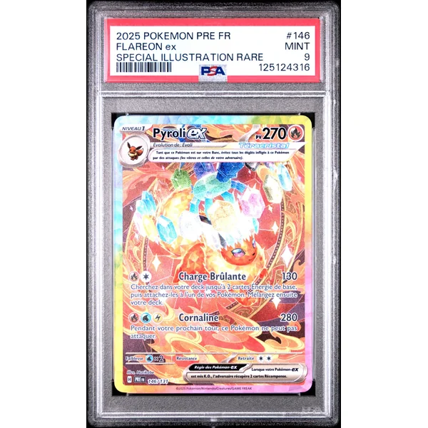 Pyroli ex – EV Évolutions Prismatiques – 146/131 PSA 9