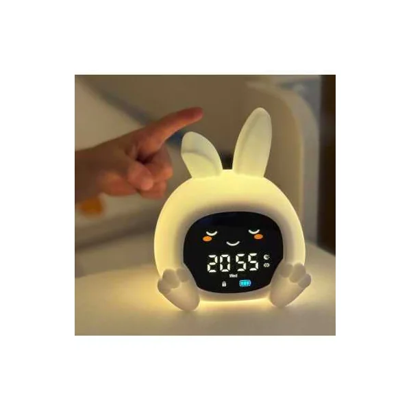 Réveil éducatif Sarah de Zazu avec veilleuse et sons - Dès 2 ans