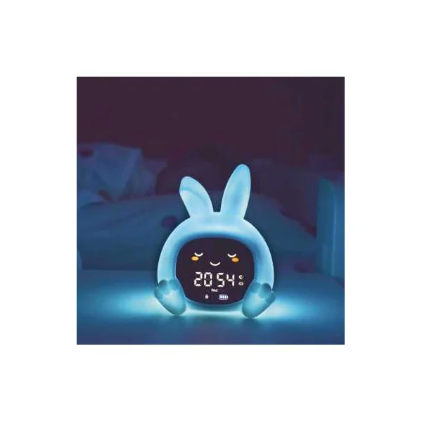 Réveil éducatif Sarah de Zazu avec veilleuse et sons - Dès 2 ans