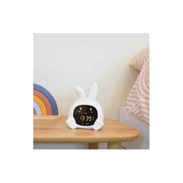 Réveil éducatif Sarah de Zazu avec veilleuse et sons - Dès 2 ans