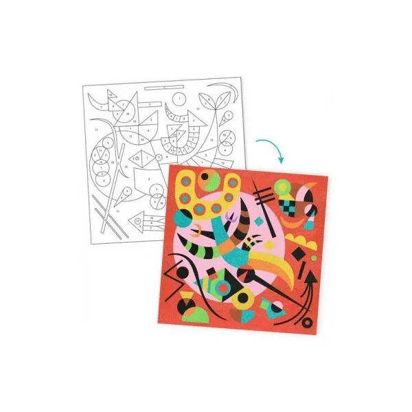 Sables colorés Abstractions - Inspired by Djeco