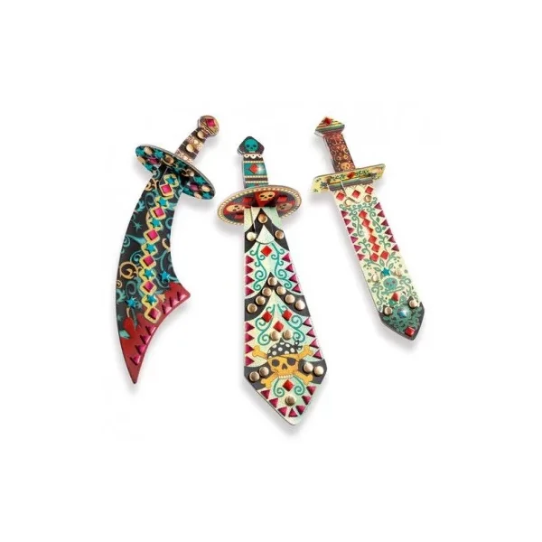 Sabres mosaïques à décorer - Do it Yourself Djeco