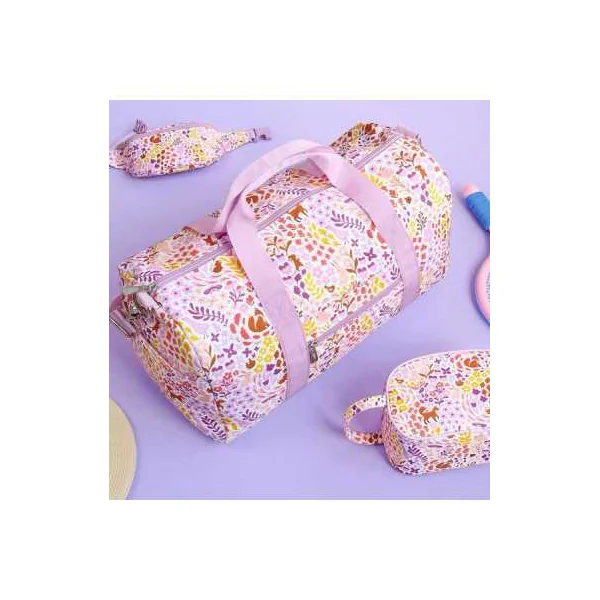 Sac de voyage Jardin fleuri - A Little Lovely Company - Bagagerie enfant