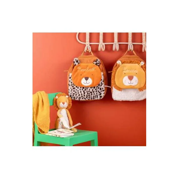 Sac à dos léopard Taïgo La forêt Mawa - Moulin Roty