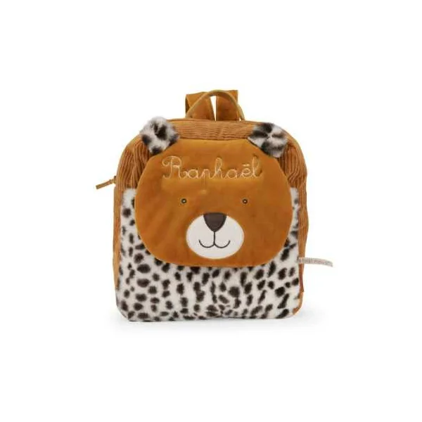 Sac à dos léopard Taïgo La forêt Mawa - Moulin Roty