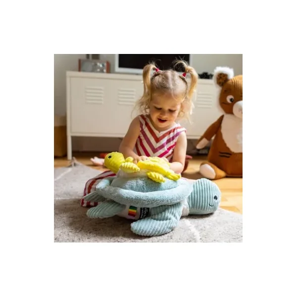 Sauvenou la tortue géante menthe - Les Ptipotos by Déglingos - Peluche