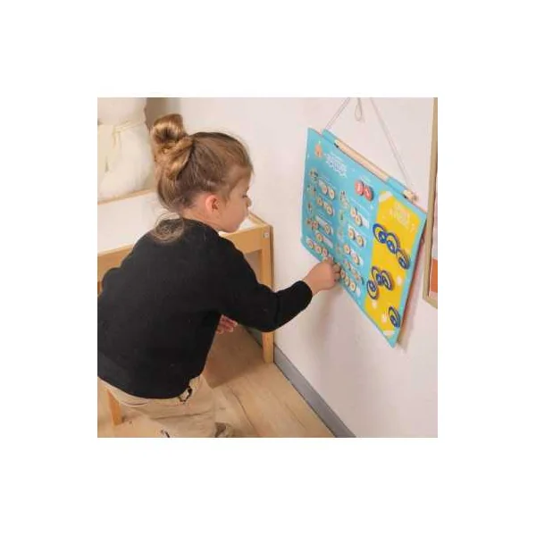 Semainier et Tableau de Gratitude - JADE - Calendrier enfant dès 3 ans