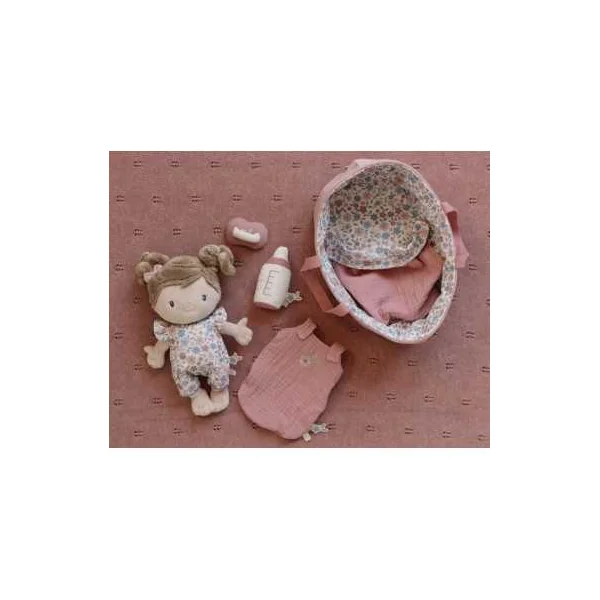 Set couffin et poupon bébé Rosa - Little Dutch - Poupée dès 12 mois