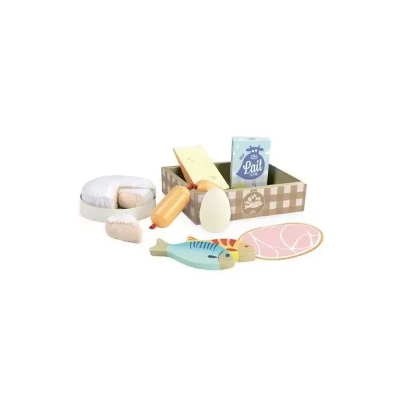 Set de produits frais - dinette Vilac - LaPouleAPois.fr