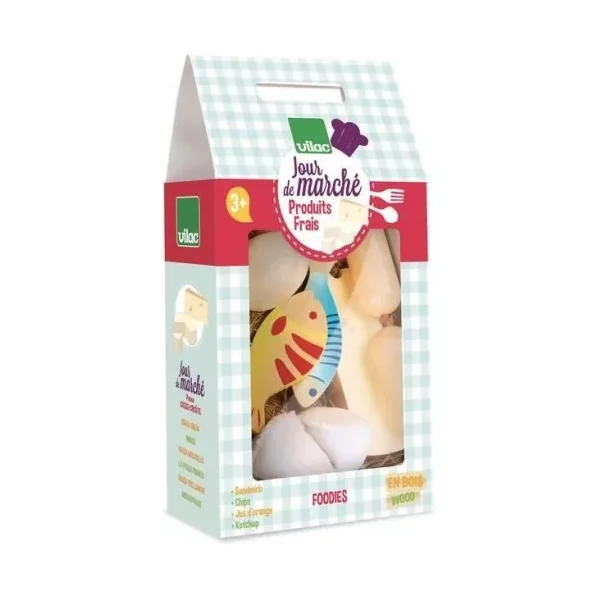 Set de produits frais - dinette Vilac - LaPouleAPois.fr