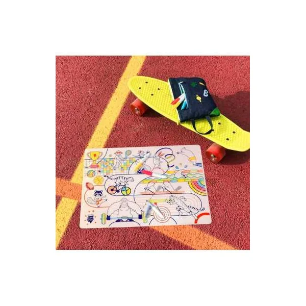 Set de Table Sports Olympiques SuperPetit - Silicone dès 3 ans