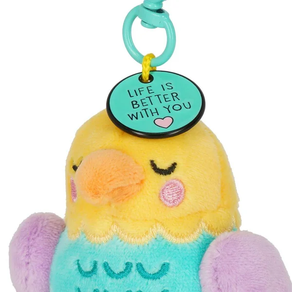 SET OF 2 PLUSH KEY RINGS - SUPER SOFT! - TINY - SECRET HTS I LOVE YOU 2026 4