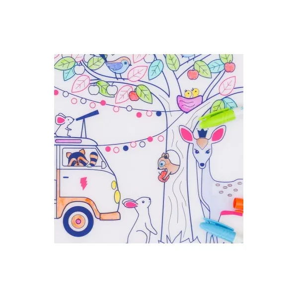 Set Silicone Dream Van SuperPetit | Coloriage Enfant Réutilisable