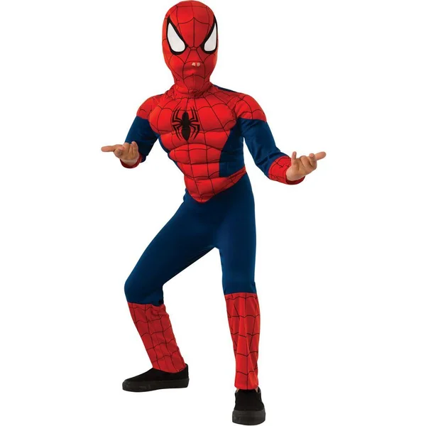 SPIDER-MAN - DEGUISEMENT LUXE - TAILLE L 7-8 ANS