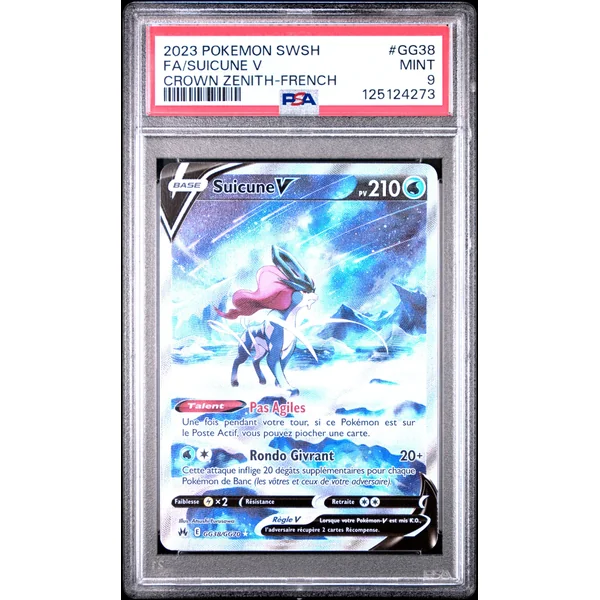 Suicune V GG38/GG70 EB12.5 Zenith Suprême – PSA 9