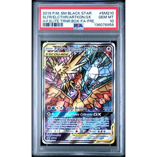 Sulfura, Électhor et Artikodin GX – Promo SM – SM210 – PSA 10