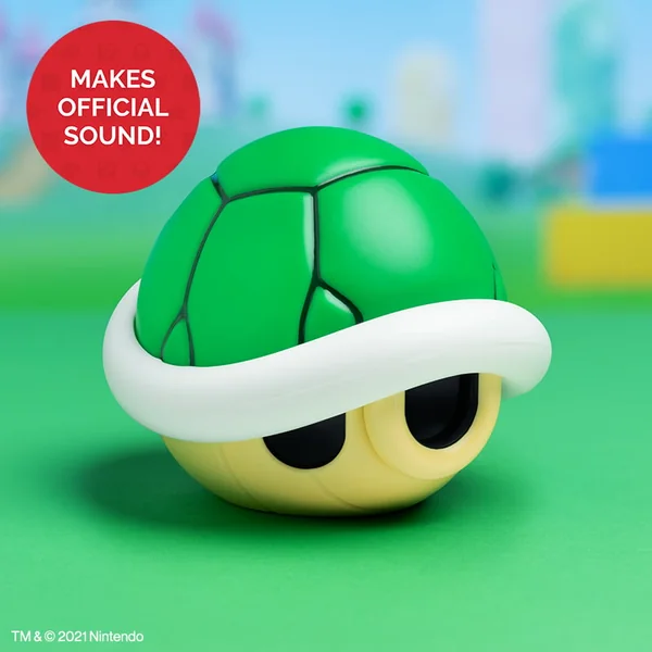 SUPER MARIO – Carapace Verte – Lampe Décorative avec Son 15cm