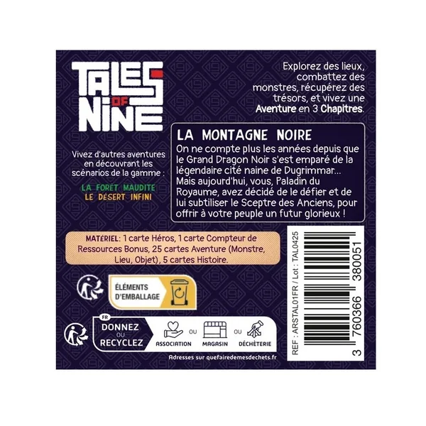 Tales of Nine 1 : La Montagne Noire