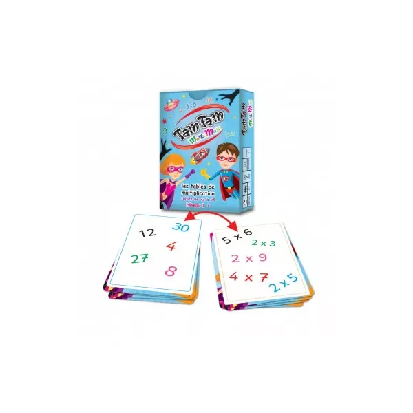 TamTam multimax - jeu de multiplication et de rapidité - LaPouleAPois.fr