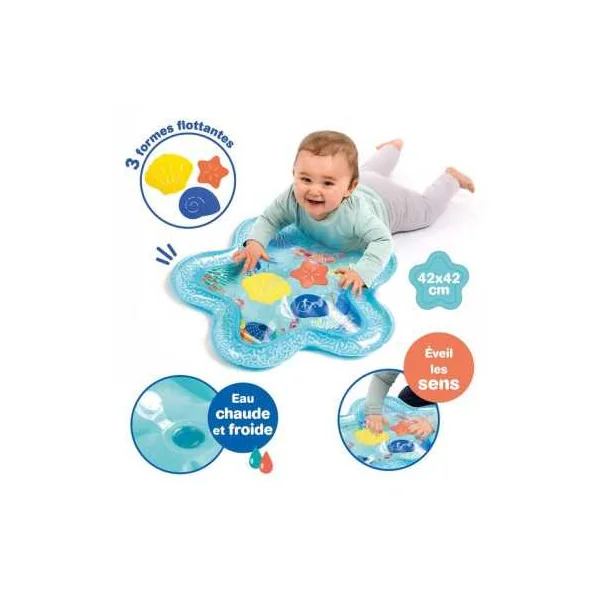 Tapis d'Éveil à Eau Étoile Ludi | Jeu Sensoriel dès 10 mois