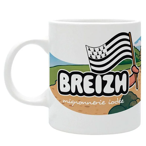 THE GOOD GIFT - MUG - 320 ML - PIEUVRE BREIZH KAWAII - BOITE X2