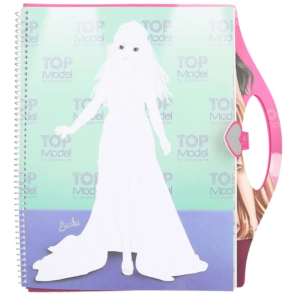 TOPMODEL ALBUM A COLORIER CREATE YOUR GLAMOUR SPECIAL