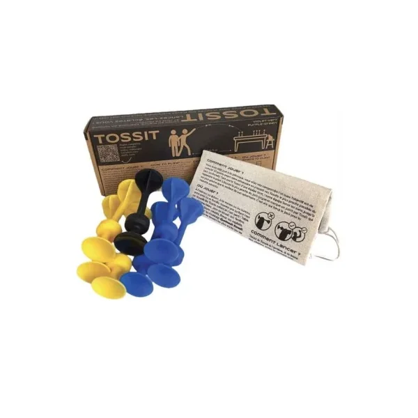 Tossit Jaune & Bleu - Le Jeu de Fléchettes Ventouses dès 3 ans