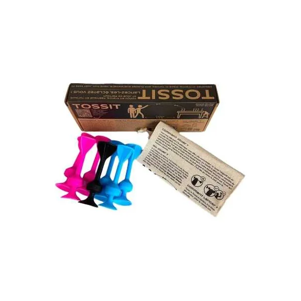 Tossit Rose & Bleu - Le Jeu de Fléchettes Ventouses dès 3 ans