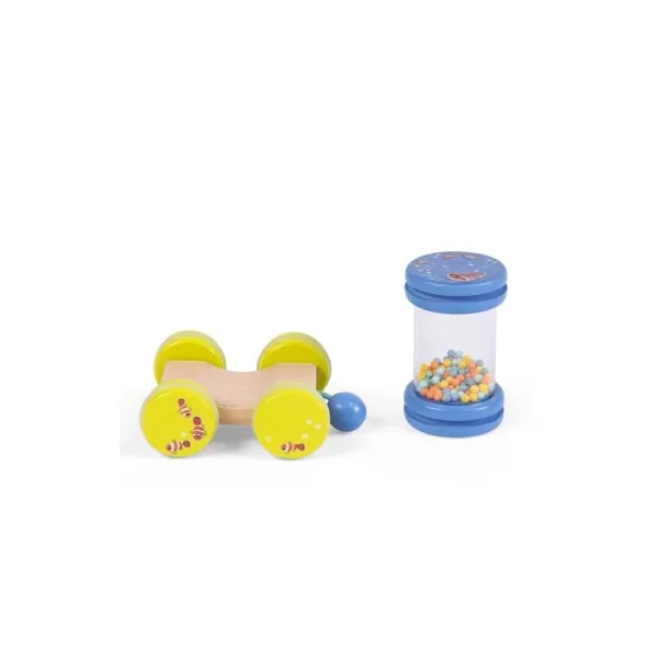 Train d'activités à tirer Après la pluie - Moulin Roty - Jouet en bois