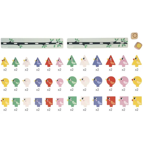 TRI DES FORMES, COULEURS ET TAILLES - OISEAUX