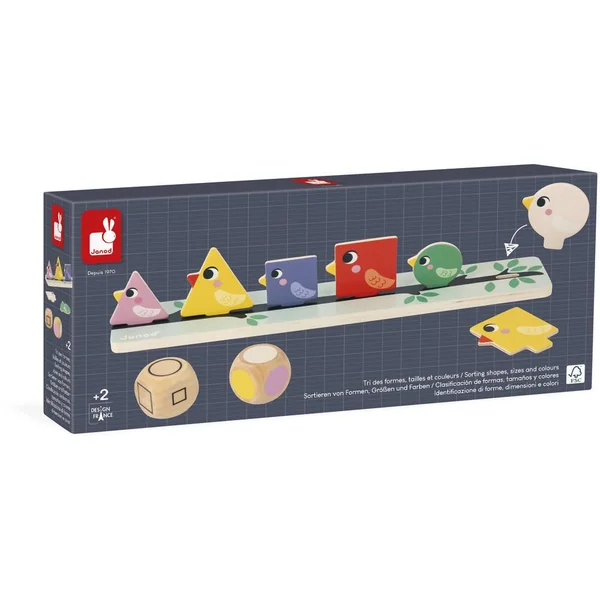 TRI DES FORMES, COULEURS ET TAILLES - OISEAUX