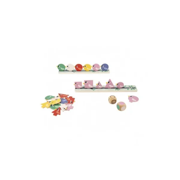 Tri des formes, couleurs et tailles Oiseaux - Janod - Jeu éducatif